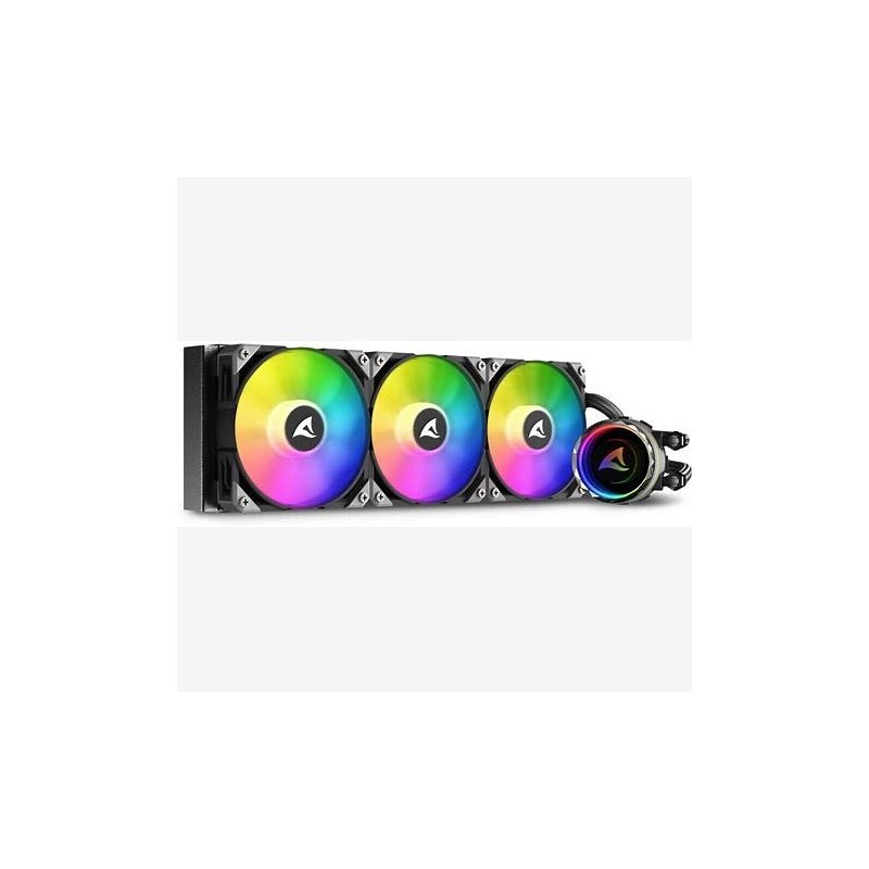 Cooler Sharkoon S90 RGB 3 Lüfter schwarz  AiO-Wasserkühlung