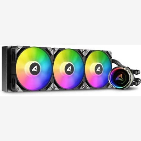 Cooler Sharkoon S90 RGB 3 Lüfter schwarz AiO-Wasserkühlung