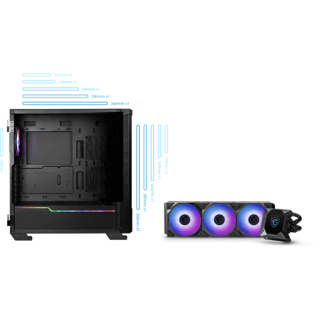 PC- Case MSI MPG Velox 100P Airflow