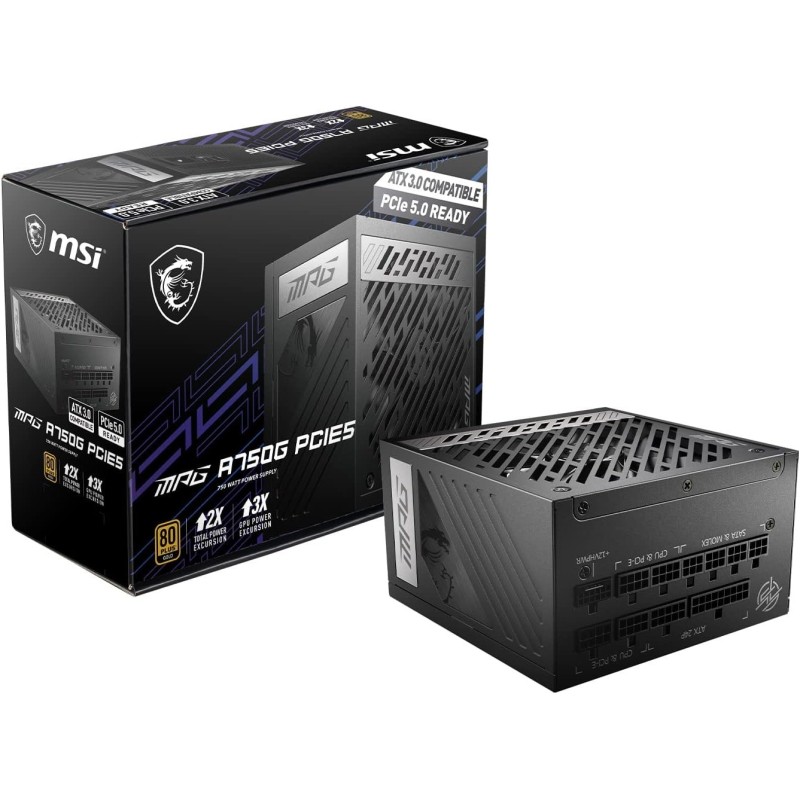 PC-Netzteil MSI MPG A750GN PCIE5 - ATX3.0