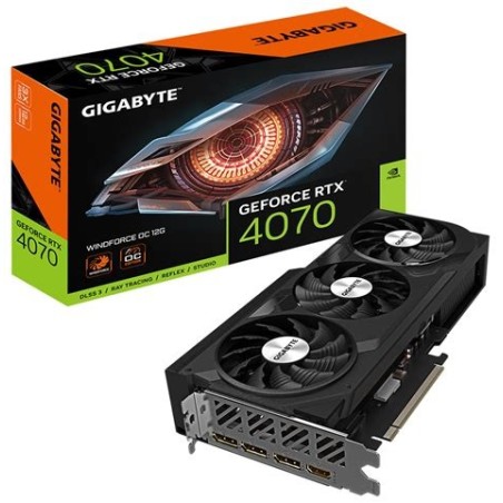 VGA Gigabyte GeForce® RTX 4070 12GB Windforce OC V2