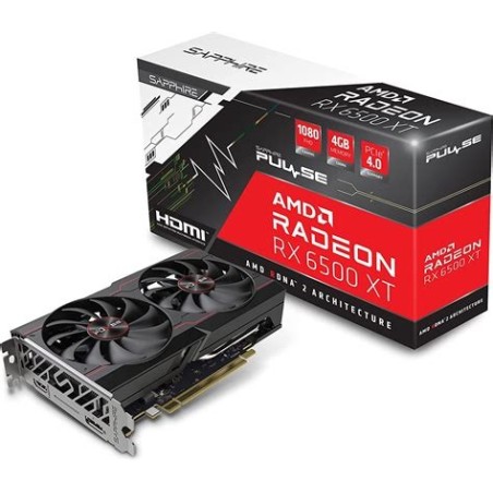 VGA SAPPHIRE PULSE RADEON RX 6500 XT 4GB Gaming OC GDDR6 HDMI/DP (UEFI)