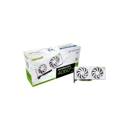VGA Man GeForce® RTX 4060 TI 8GB Polar Fox - White Twin