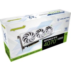 VGA Man GeForce® RTX 4070 TI SUPER 16GB Polar Fox - White (Triple Cooler)